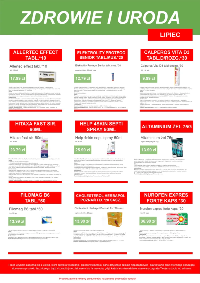 Promocje miesiąca - Lipiec 2025