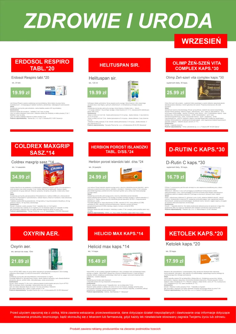 Promocje miesiąca - Wrzesień  2025