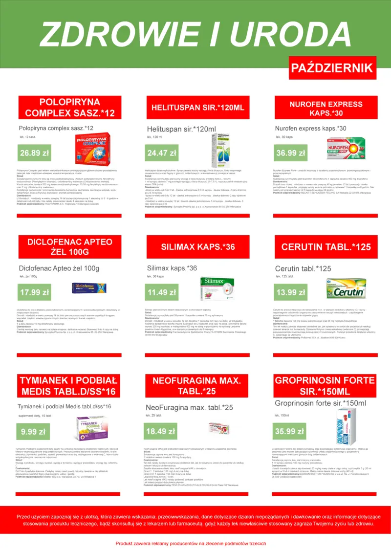 Promocje miesiąca - Październik  2025